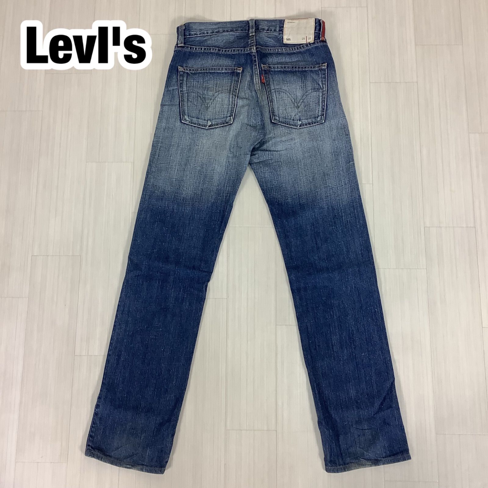 LevI's 505 Red Loop リーバイス レッドループ リネン混 ストレート