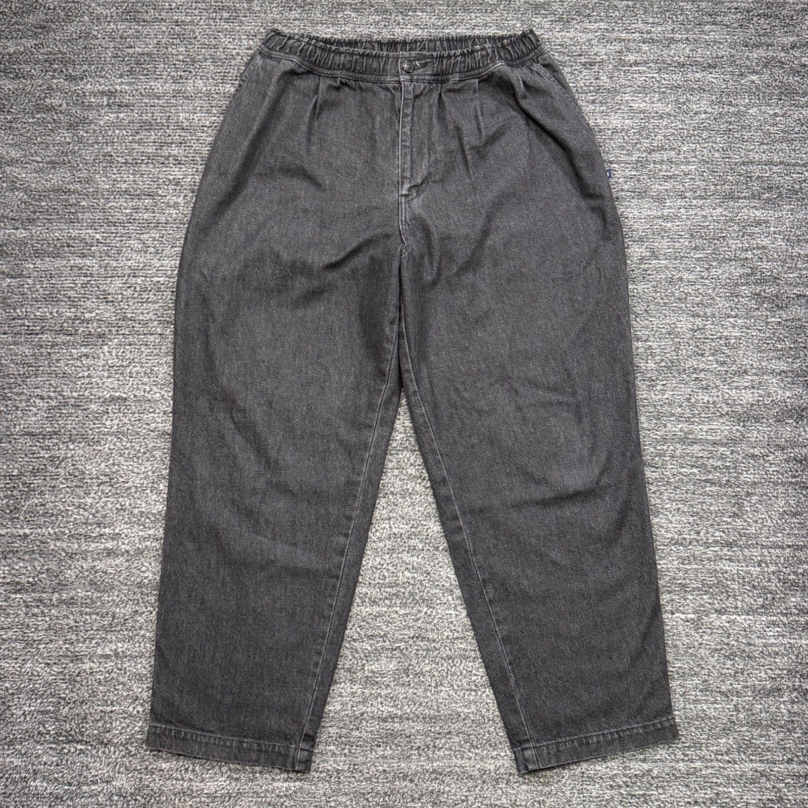 美品 DESCENDANT SHORE DENIM BEACH TROUSERS 3 ディセンダント ショア デニム ツイード ビーチ パンツ ■