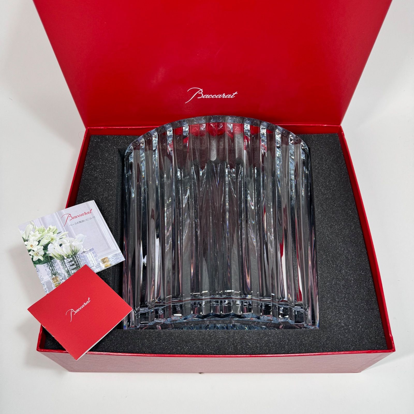 Baccarat バカラ「ミルニュイ ラヴァーズ」ベース/花瓶 美品！ 71,500円