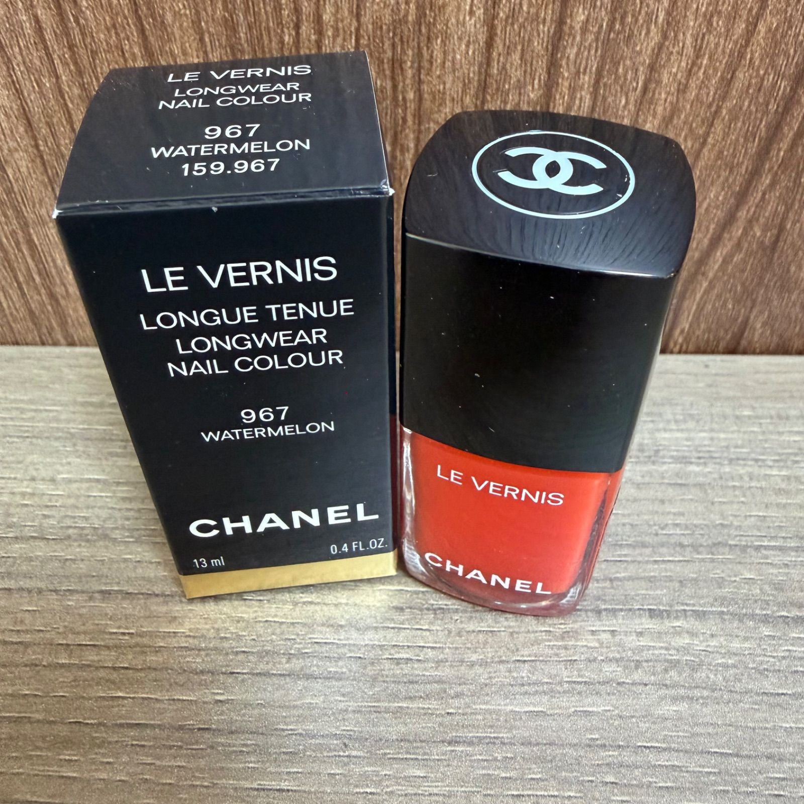 (i)CHANEL シャネル ヴェルニ ネイルカラー LE VERNIS ロング トゥニュ 157 フェニックス 572 アンブレマティック 135 イモーテル ドゥ シャネル 967 ウォーターメロン エナメル 4本セット/7120-7213