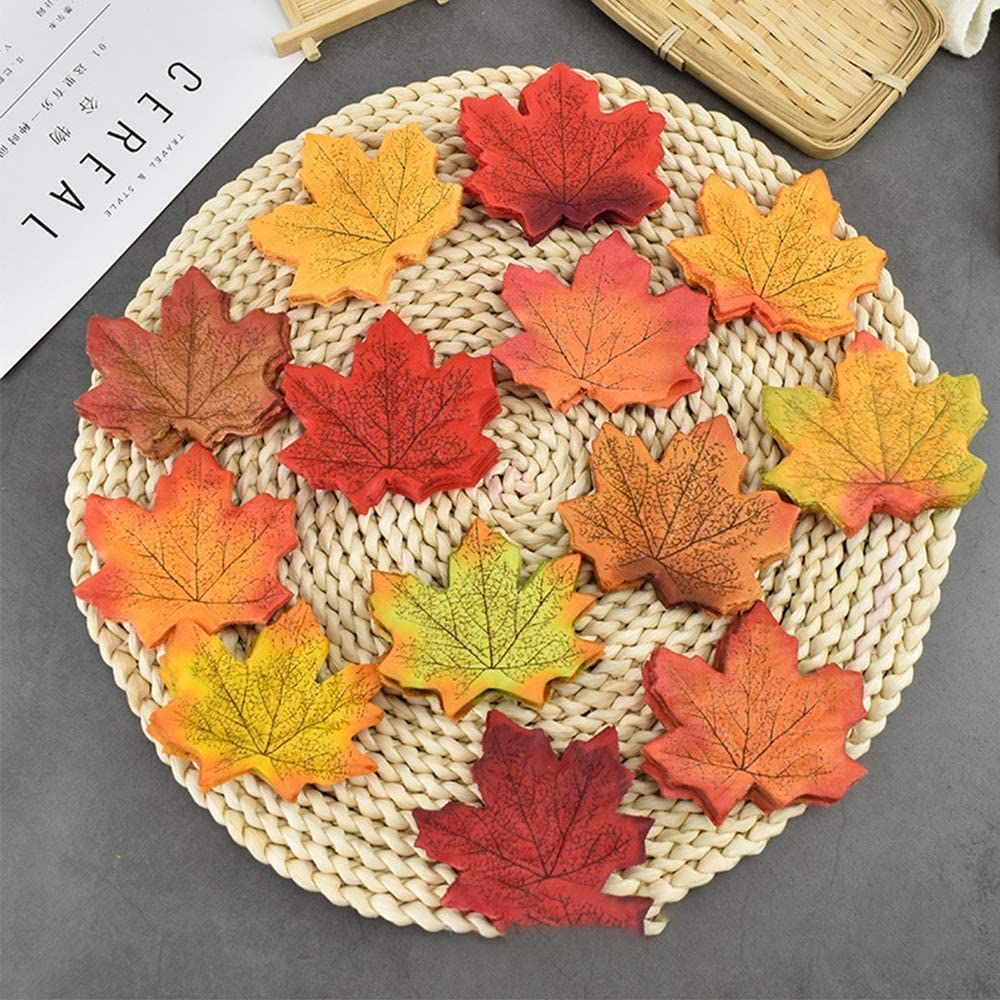 ☆未使用品☆【針金入り】秋飾り造花もみじ145本セット 楓 かえで 紅葉 新着商品】500枚 人工紅葉 紅葉の造花 カエデの葉 もみじ 装飾 用 造花