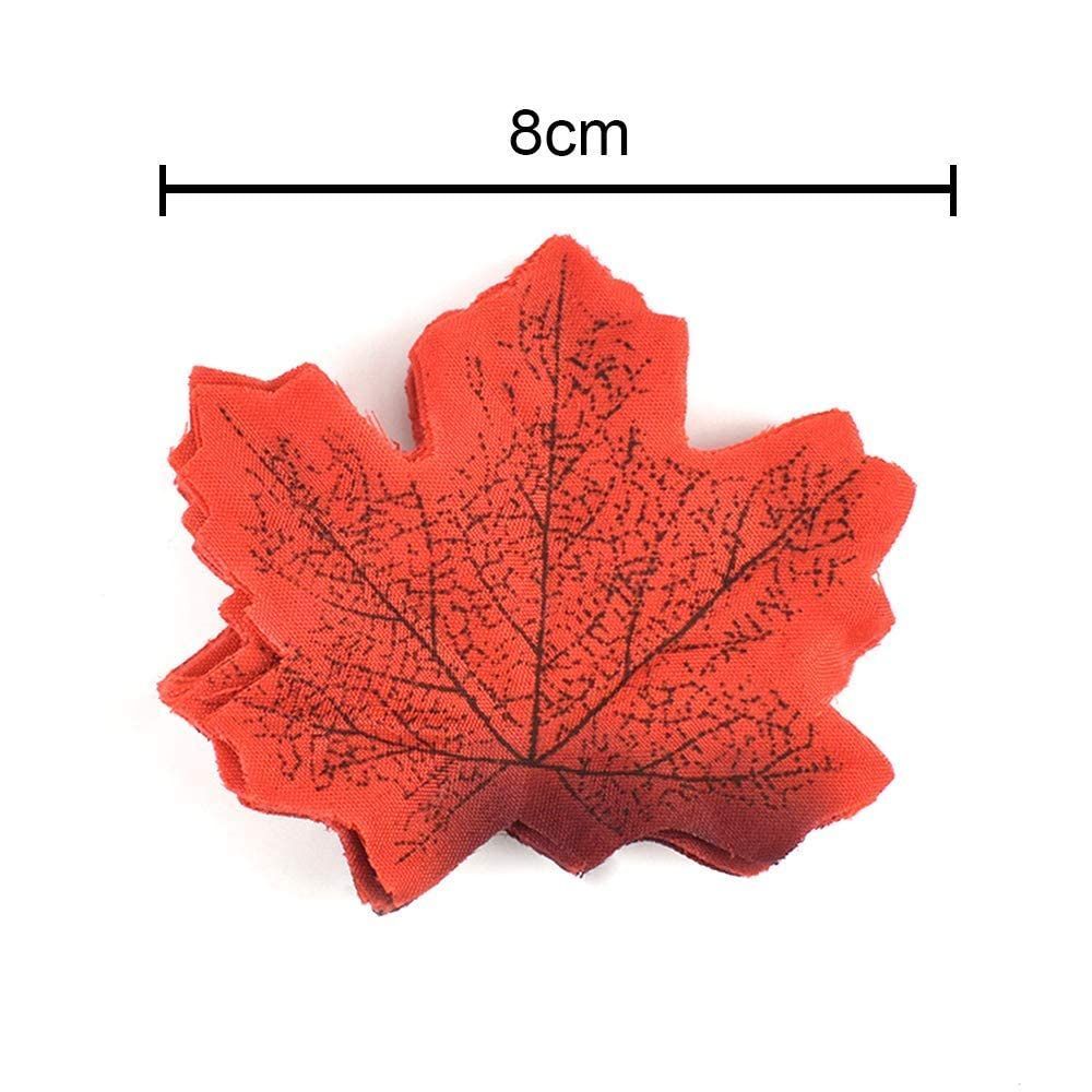 新着商品】500枚 人工紅葉 紅葉の造花 カエデの葉 もみじ 装飾 用 造花
