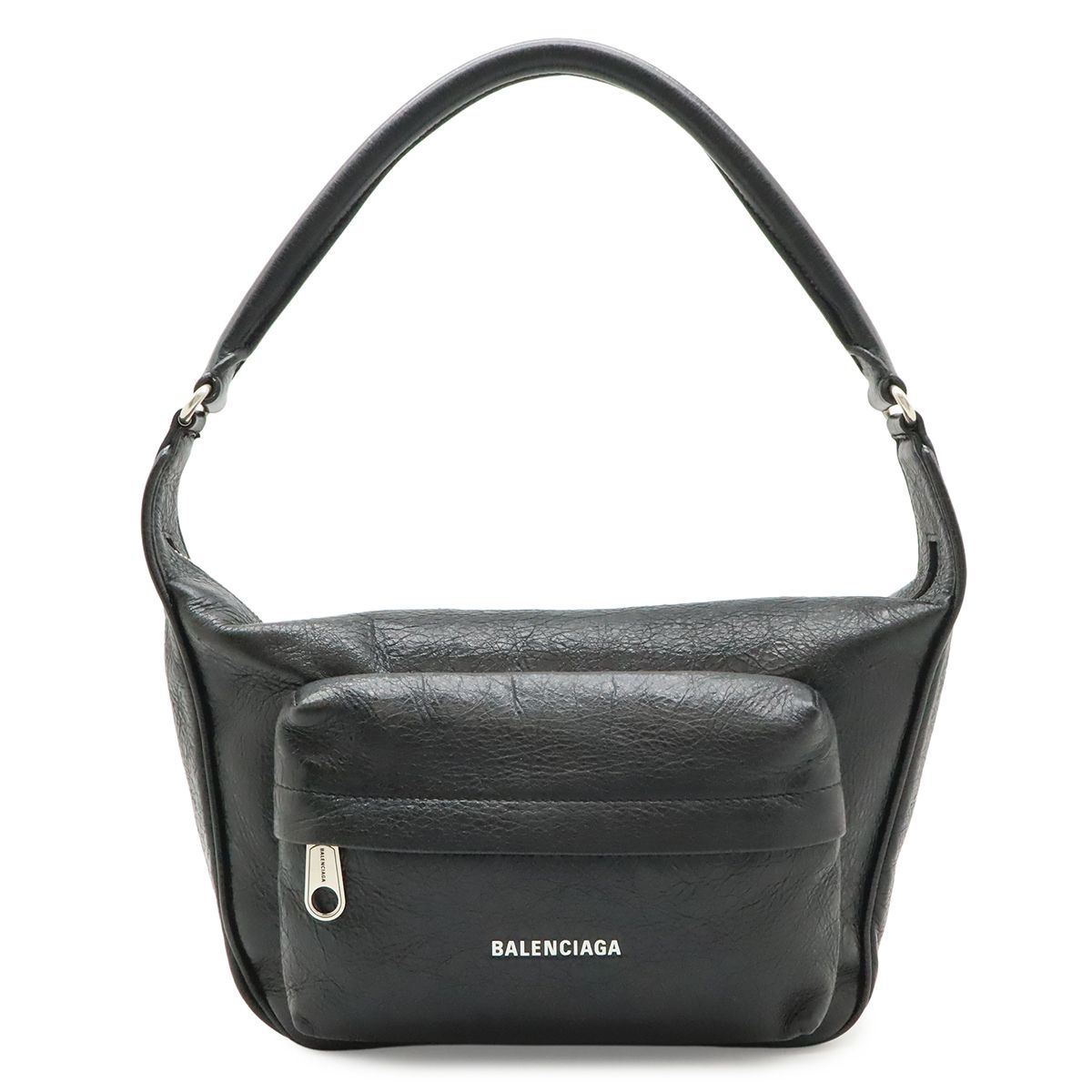 BALENCIAGA バレンシアガ RAVER MEDIU ロゴプリント ショルダーバッグ 
