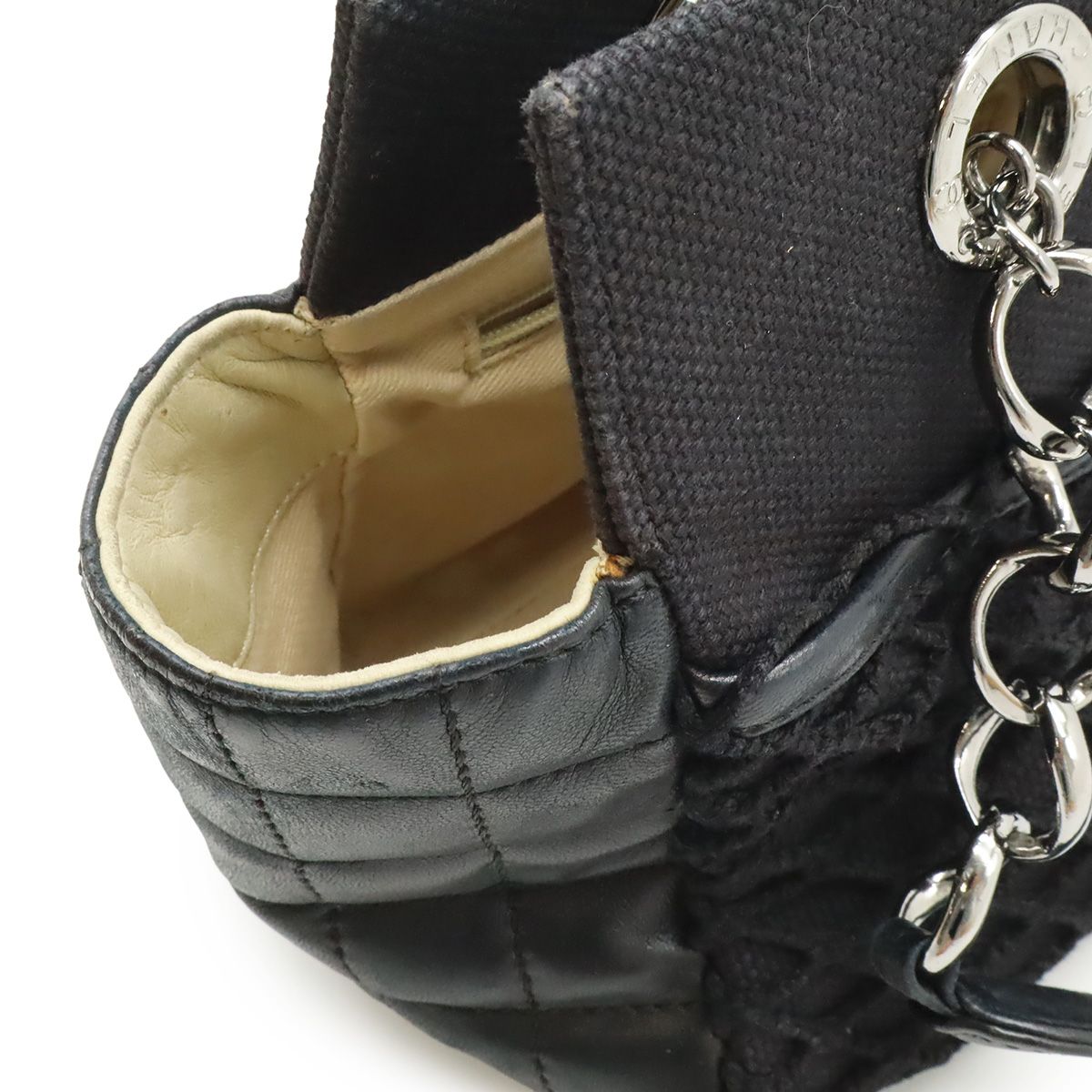 CHANEL シャネル チョコバー チェーントート トートバッグ