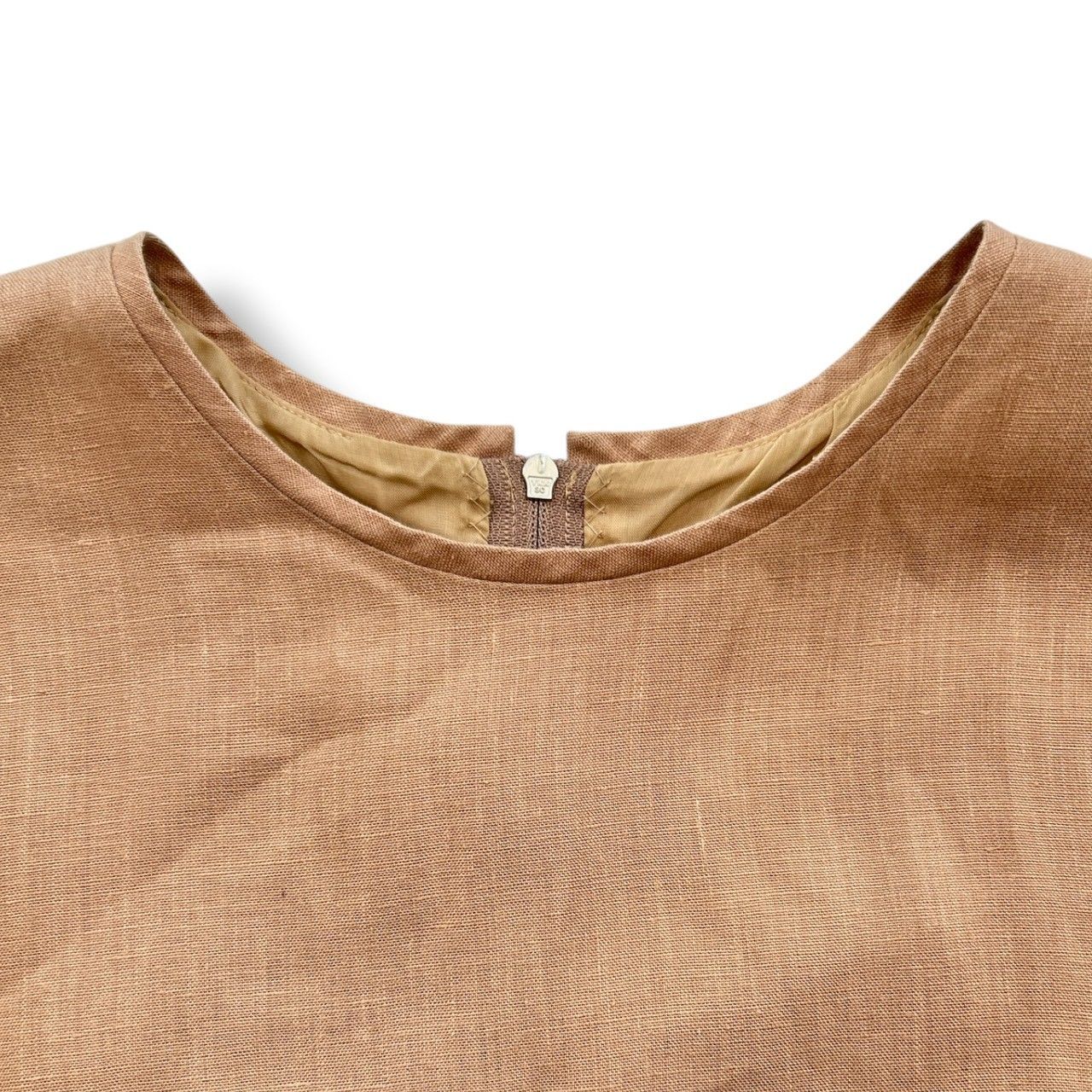 FOXEY フォクシー リネンノースリーブティアードワンピース DressEze