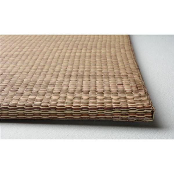 置き畳 ユニット畳 約幅82×奥行82×高さ1.5cm ブラウン い草100％ 軽量 滑りにくい加工 空気清浄 キズ防止 四季 しき