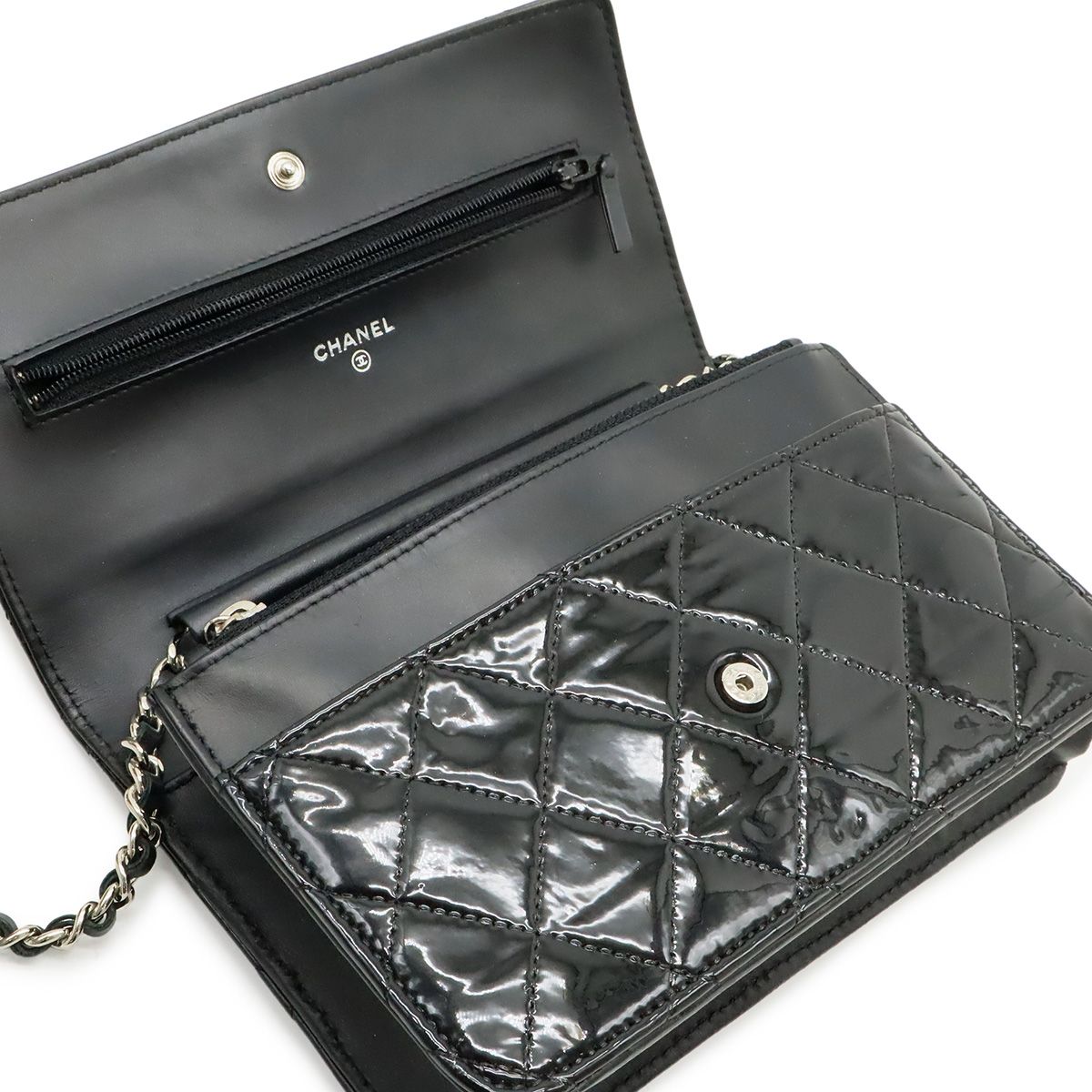 CHANEL シャネル マトラッセ ココマーク チェーンウォレット チェーン 
