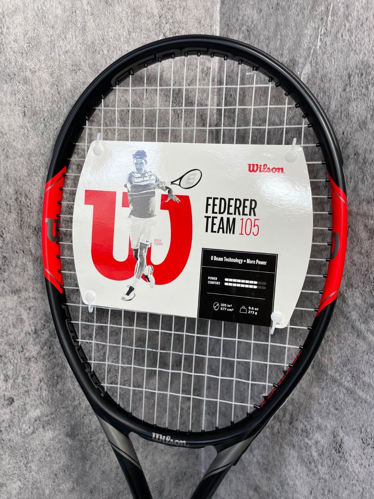 【未使用】Wilson FEDERER TEAM 105 テニスラケット 新品未使用❗️ Wilson ウィルソン 【FEDERER TEAM 105】 カバー付