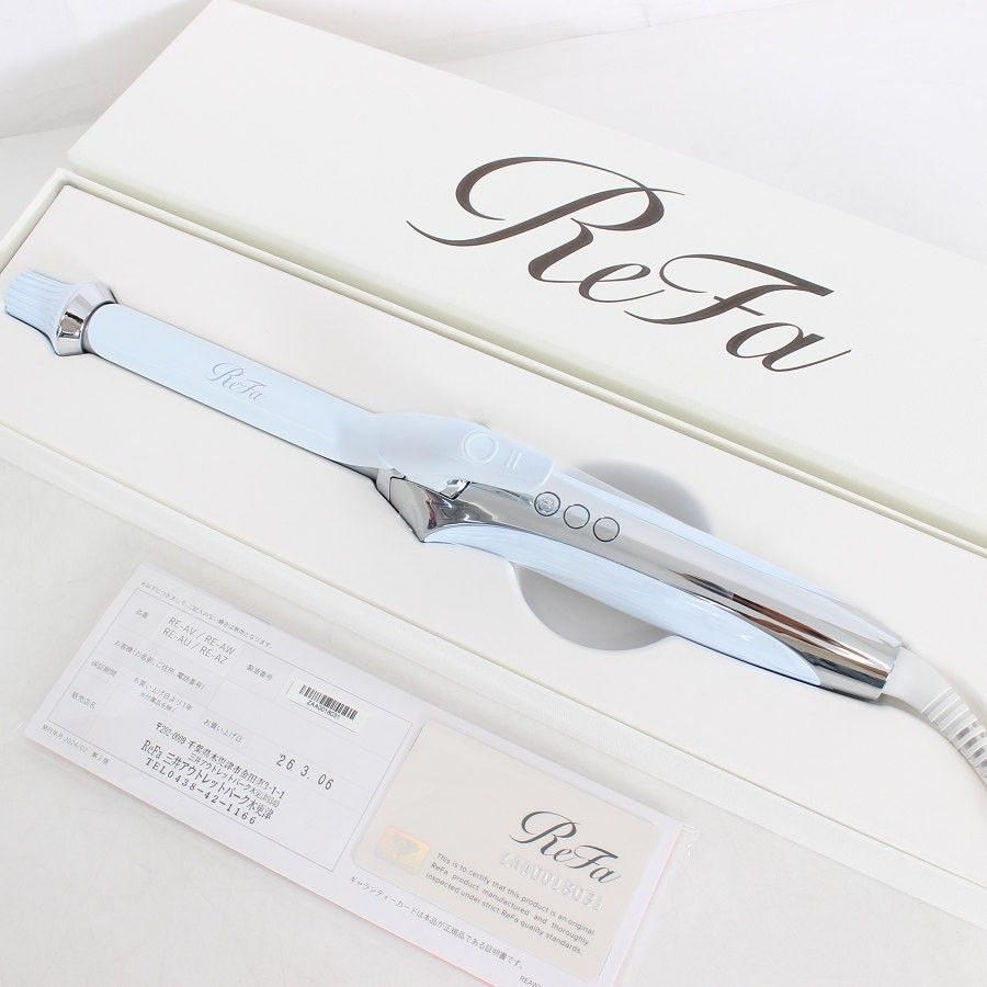 【新品】MTG ReFa CURL IRON PRO 19 RE-AZ-02A ホワイト リファカールアイロン プロ ヘアアイロン 本体