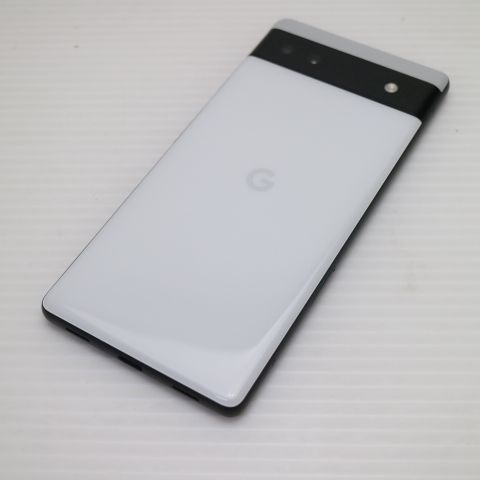新品同様 SIMフリー Google Pixel 6a チョーク スマホ 白ロム 土日祝