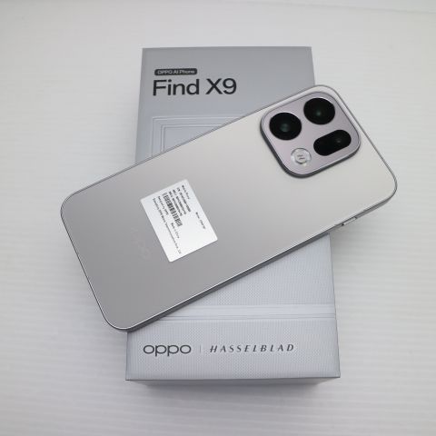 新品未使用 SIMフリー OPPO Find X9 512GB チタニウムグレー スマホ