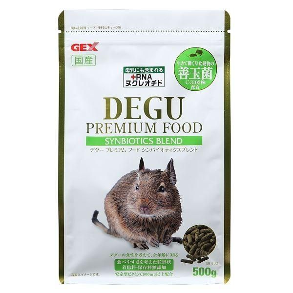 （まとめ）デグープレミアムフード シンバイオティクスブレンド 500g〔×4セット〕