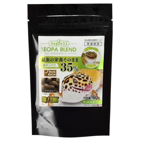 (まとめ)レオパブレンドフード 60g〔×4セット〕