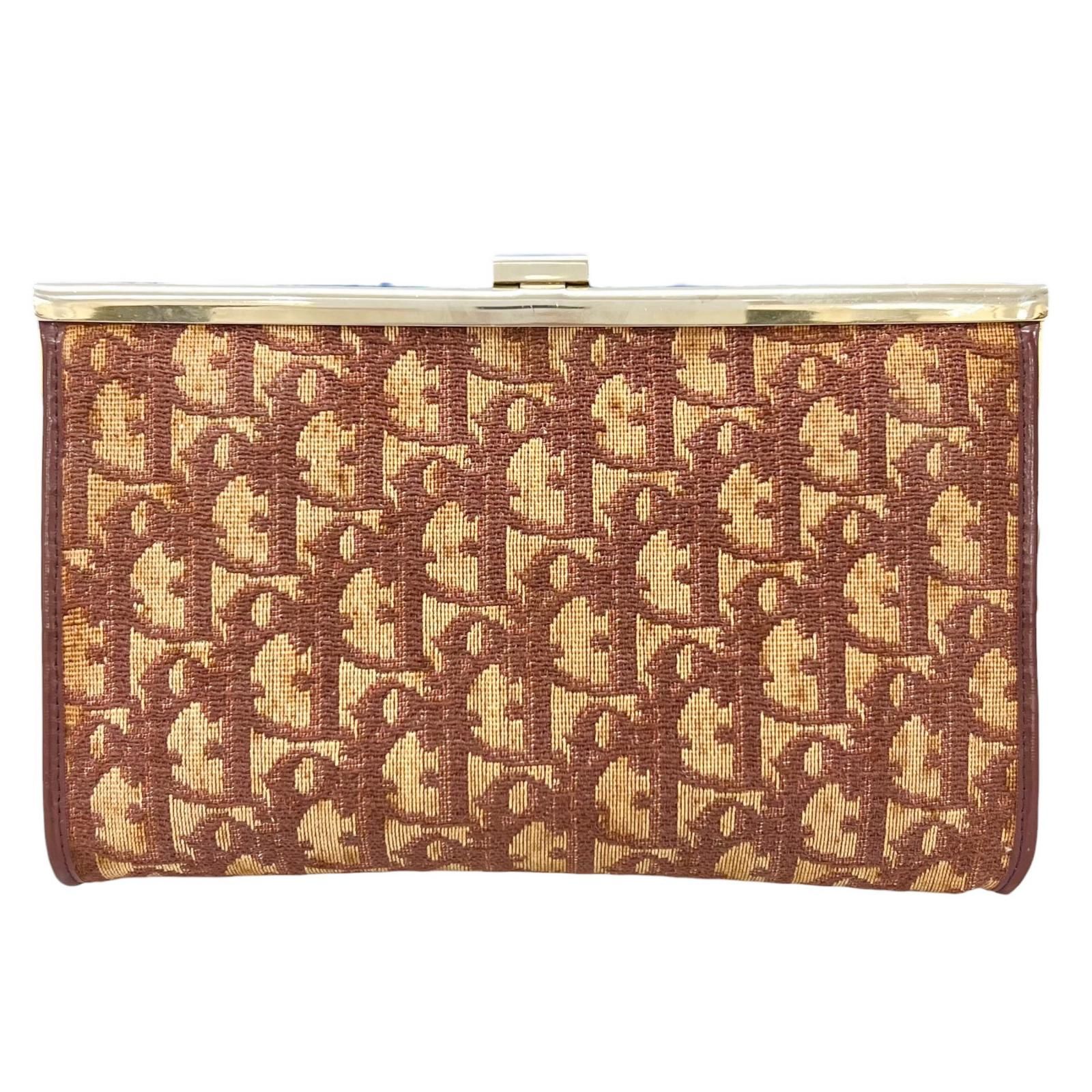Dior ディオール オールドディオール クラッチバッグ キャンバス