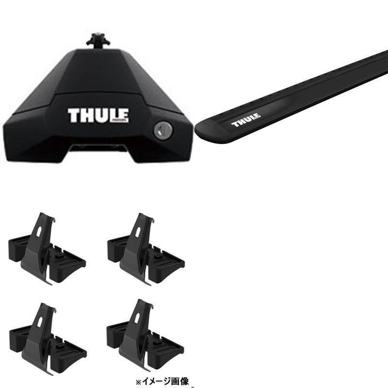 [Thule(スーリー)] トヨタ アルファード(R5/6～)用 ウイングバーEVOセット ブラック