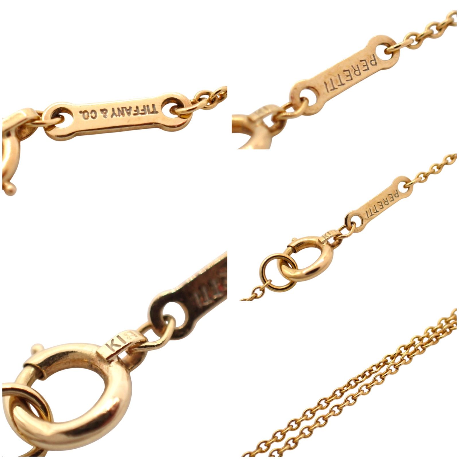 Tiffany & Co. ティファニー ビーン ビーンズ ネックレス K18 750 