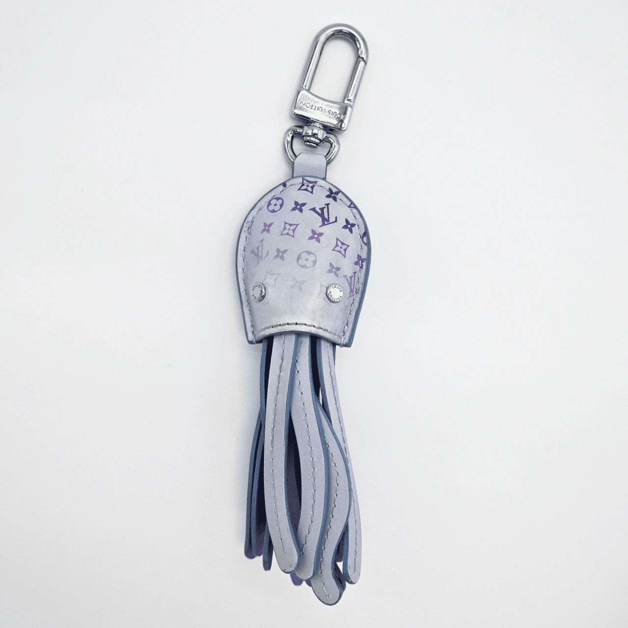 LOUIS VUITTON ルイヴィトン LV オクトパス バッグ チャーム M01927 ブルー キーホルダー (30857)