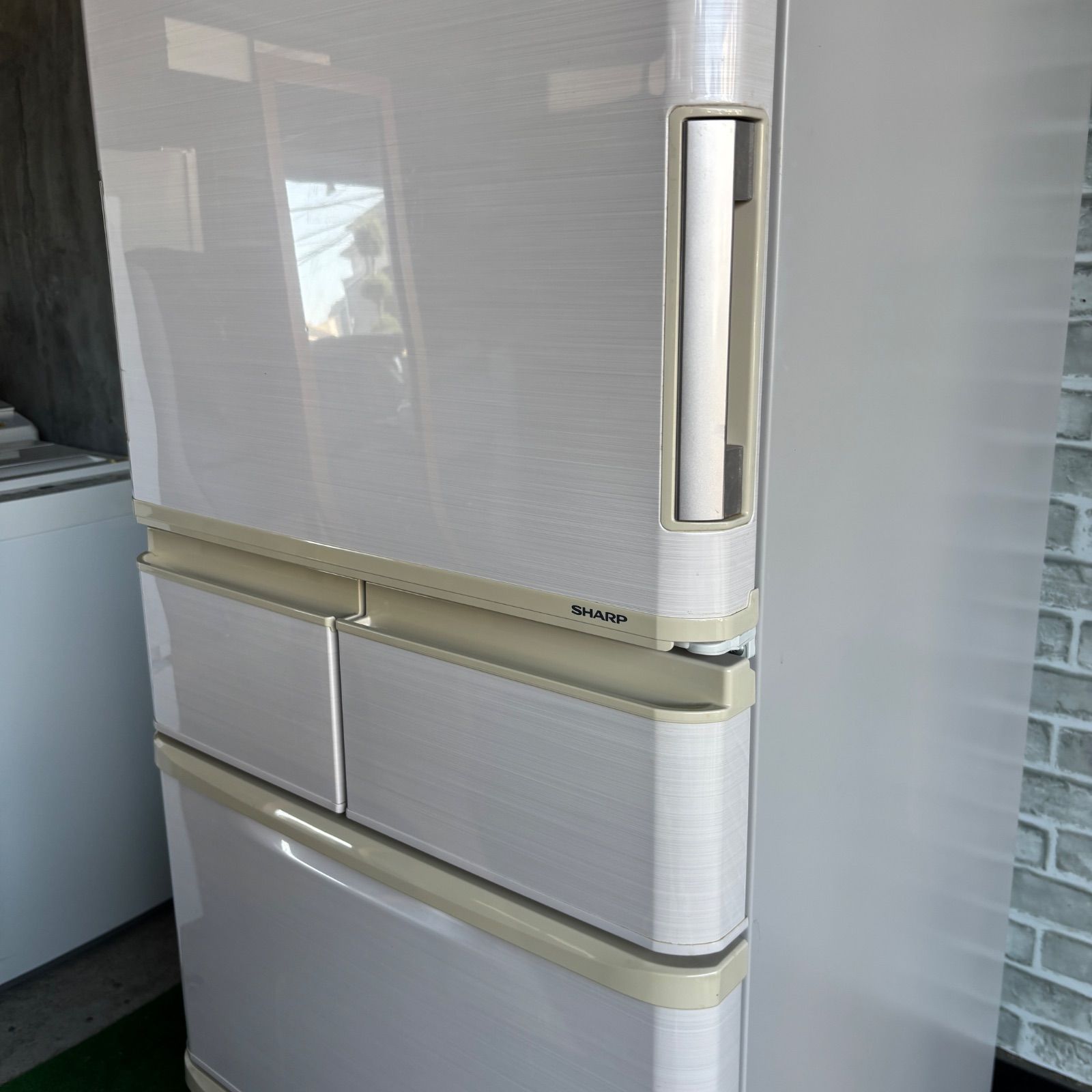 SHARP シャープ 冷蔵庫 5ドア 412L 両開き 自動製氷 大容量 新生活 