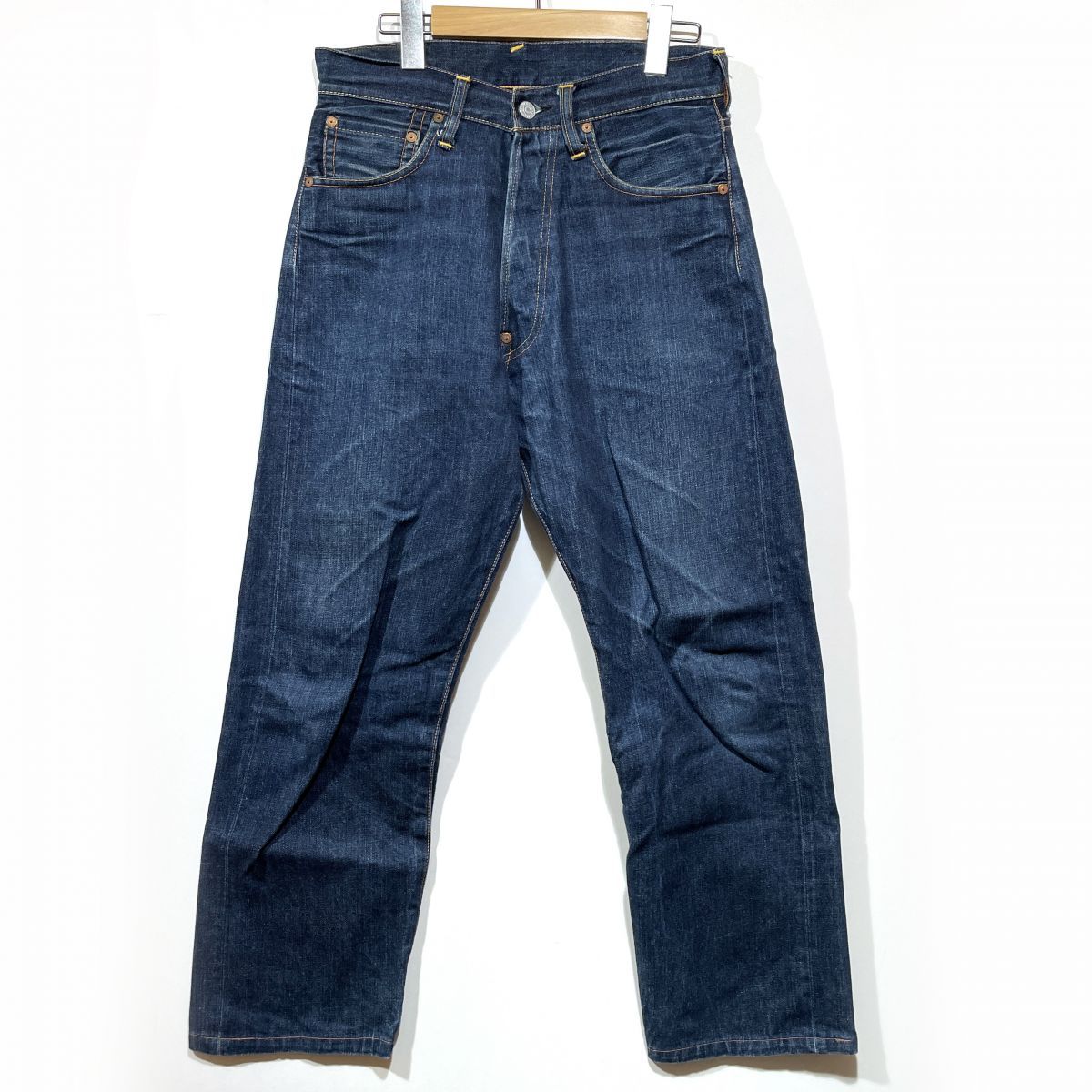 EVISU エヴィス デニム ジーンズ W30×L35 Lot.2001 No.3 ボタンフライ 