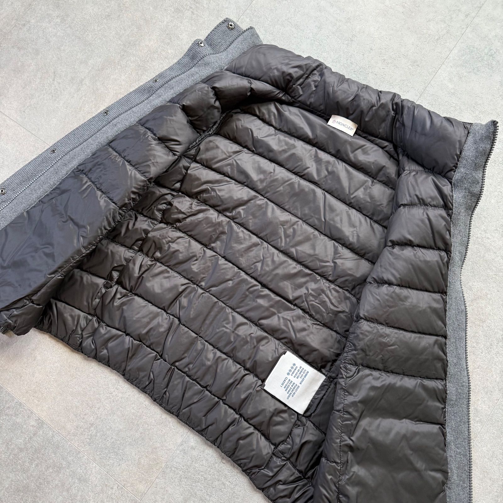 MONCLER モンクレール マグリオーネトリコットカーディガン グレー