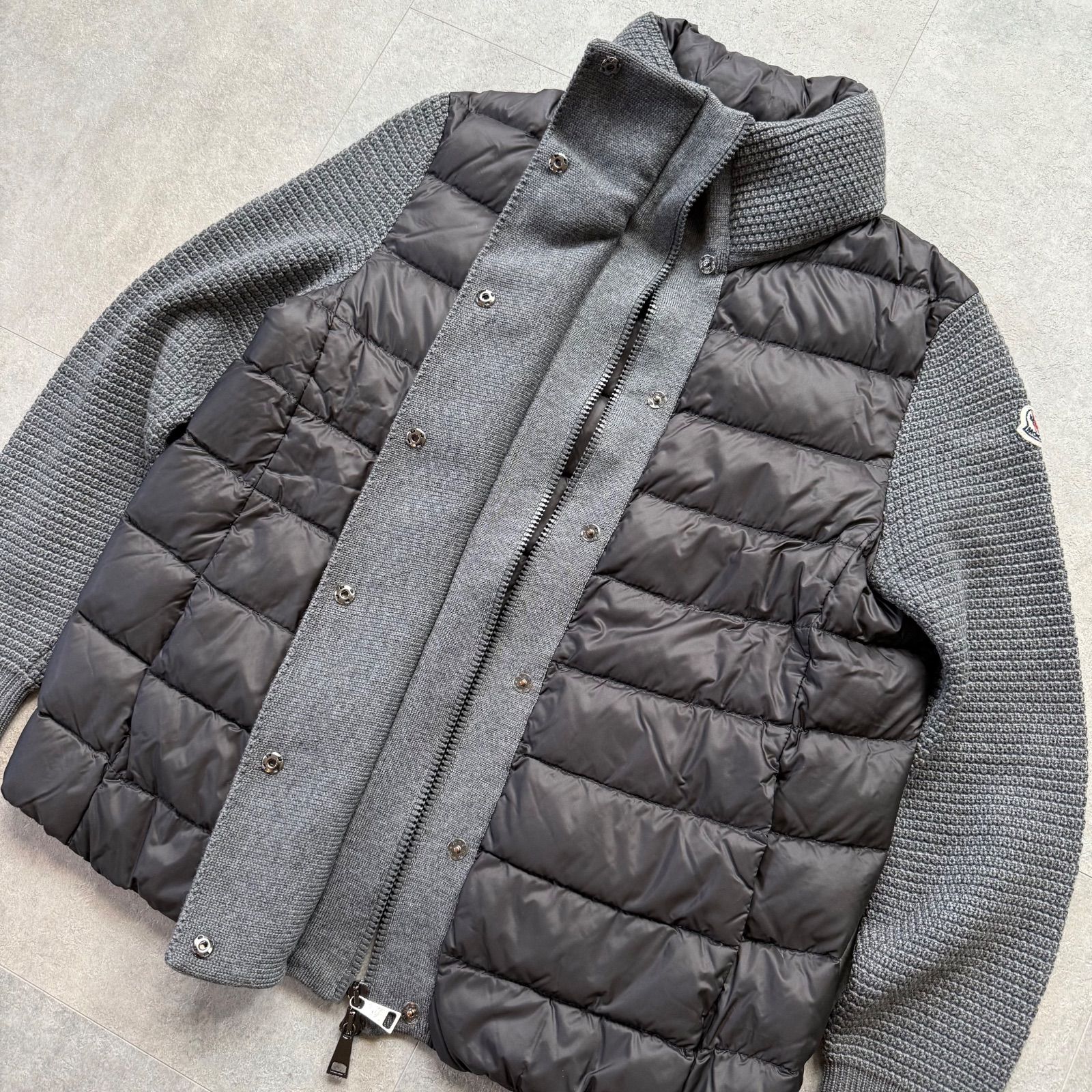 MONCLER モンクレール マグリオーネトリコットカーディガン グレー