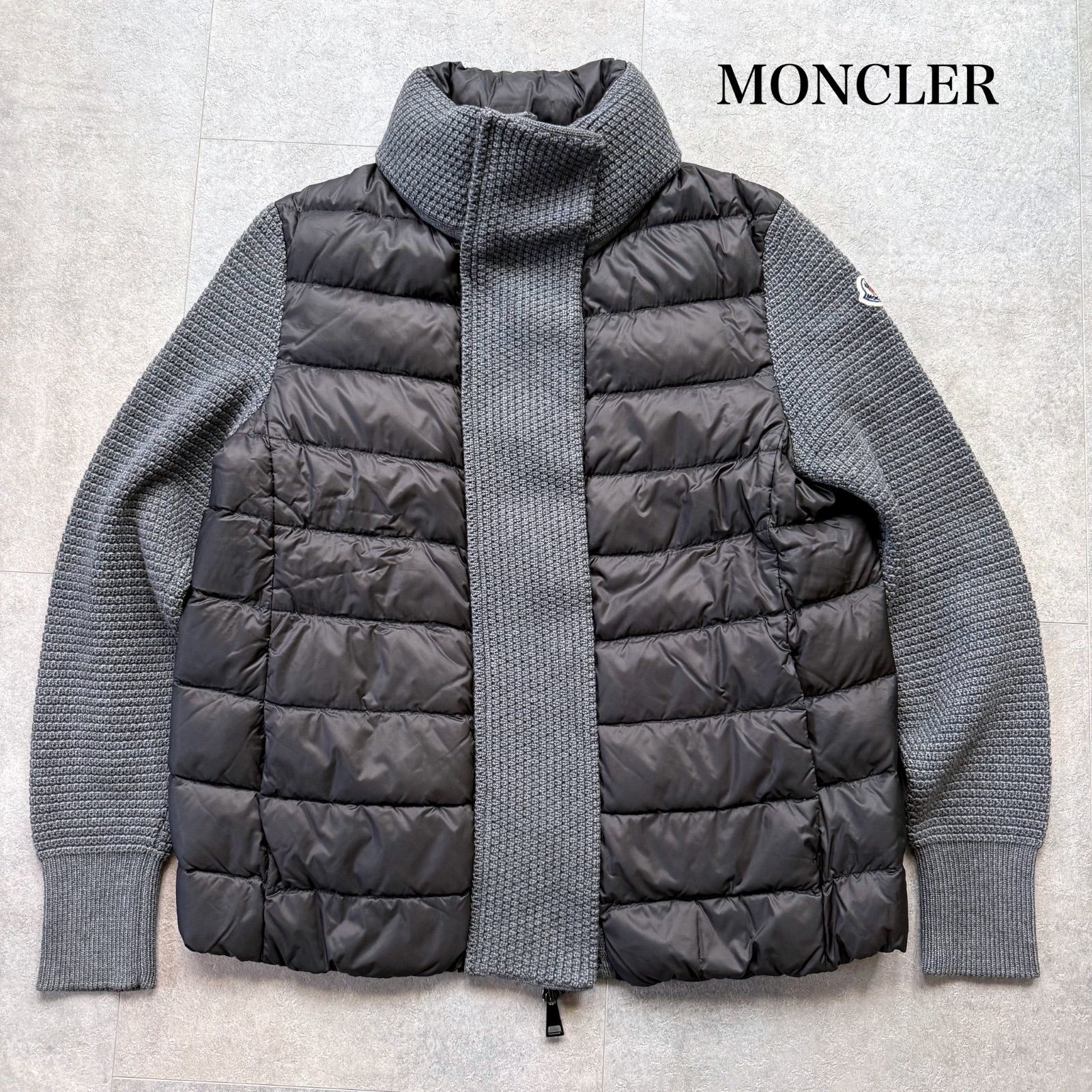MONCLER モンクレール マグリオーネトリコットカーディガン グレー