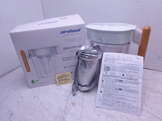 新品・未使用　ゼロピッチャー ZL-PT24W 浄水フィルター 2.4L　2605