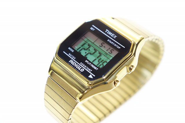 シュプリーム SUPREME × TIMEX 19AW DIGITAL WATCH GOLD TW2U03300 