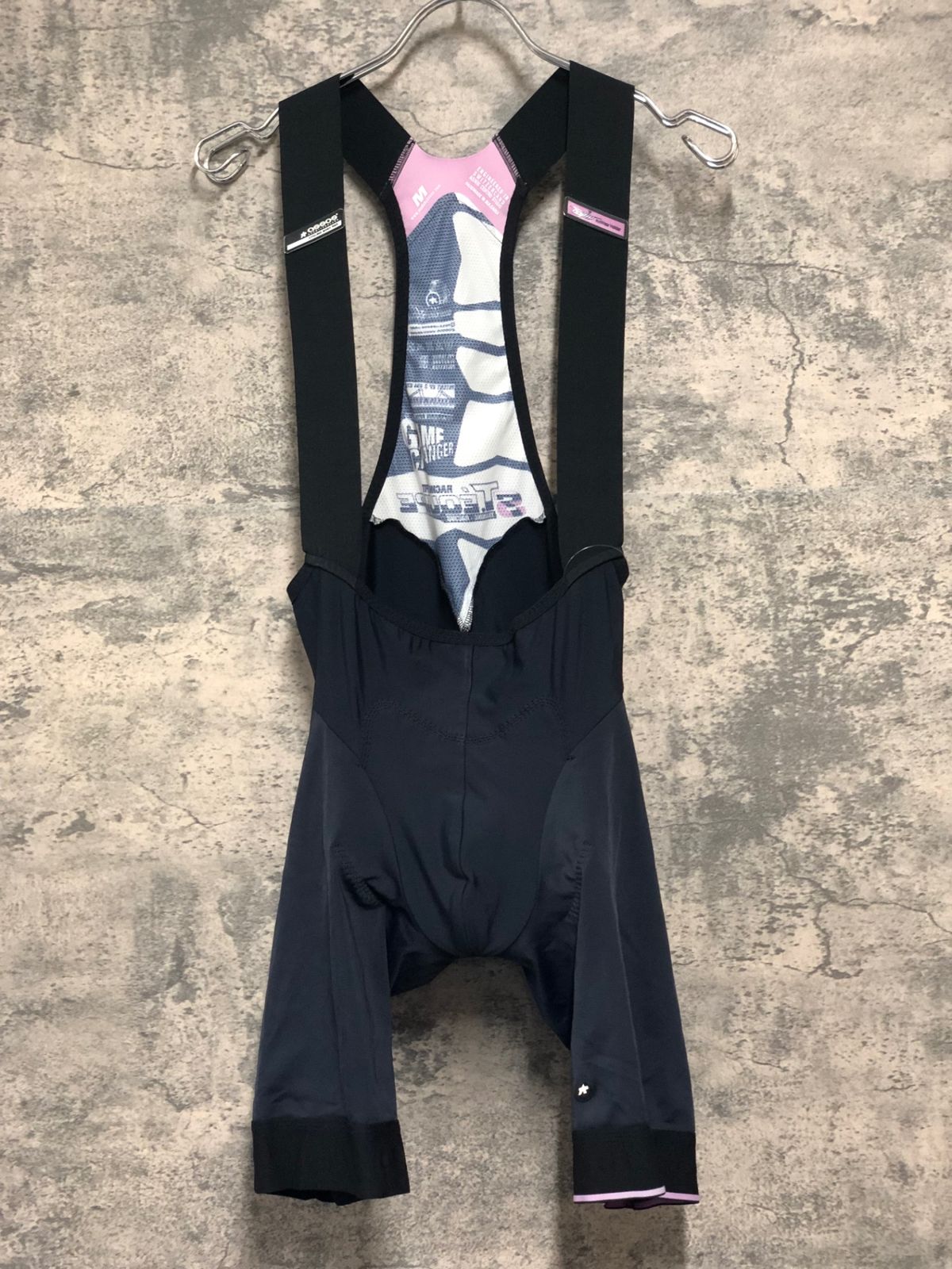 KD843 アソス ASSOS ST.EQUIPE ビブショーツ 黒 M RACING FIT ※照り