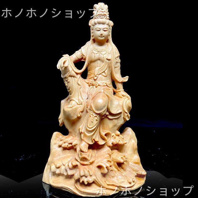 観音菩薩 神 仏 仏像 置物 オブジェ 木彫 木製 彫刻 装飾品 風水 厄除け 縁起物 健康運 仕事運 家庭運 寝室 風水 運 開運 商売繁盛 インテリア 玄関 リビング