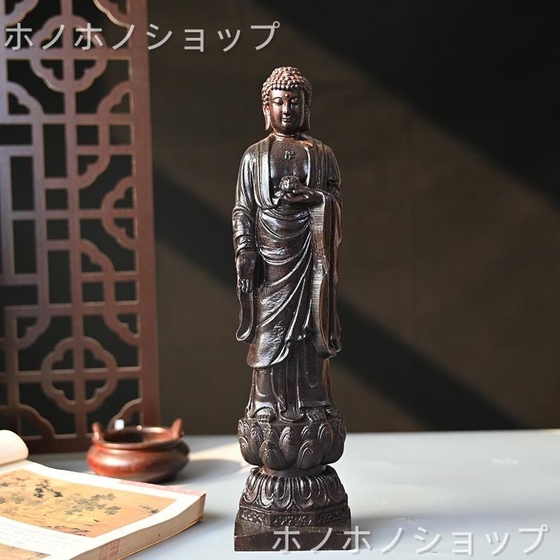 大日如来 〓香 仏像 置物 彫刻 木彫り 開運 幸運 招福 現世安穏 所願成就 家庭運 安産 子宝 子授け 厄除け 高品質 職人技