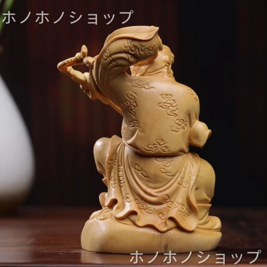 鍾馗 猿 サル 置物 オブジェ 木製 彫刻 開運 運気アップ インテリア