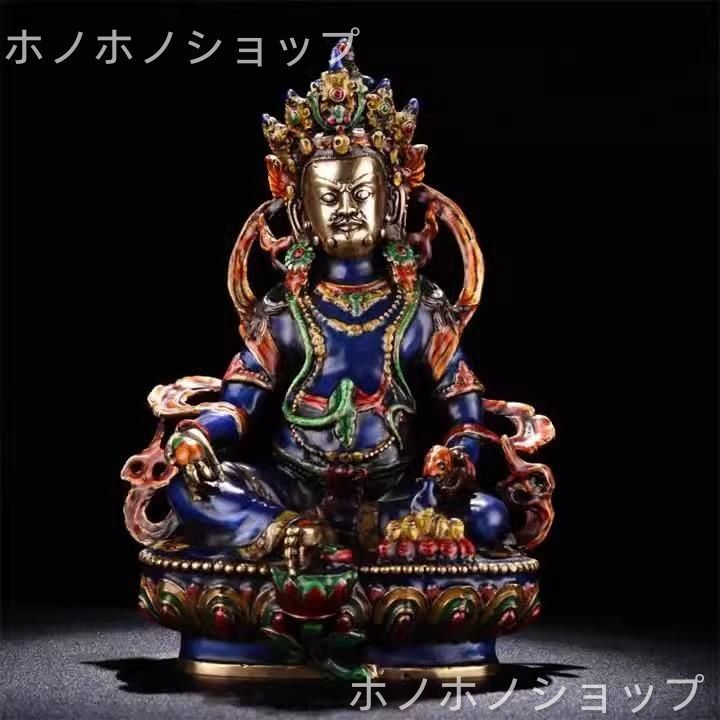 富の神 チベット 置物 オブジェ 銅製 インテリア 玄関 リビング 装飾品 工芸品 美術品 運気 風水 開運 健康運 出世運 家庭運 家内安全 銅製 財運 縁起物