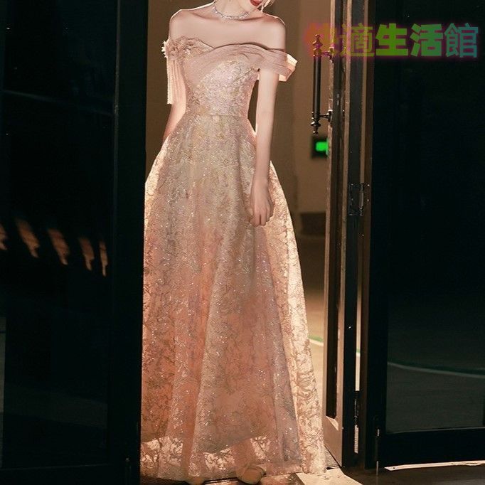 【セール】ロングドレス 演奏会 安い カラードレス ゴールド シルバー 花嫁 カクテルドレス 結婚式 イブニングドレス 二次会 フォーマル 発表会 パーティードレス lf515