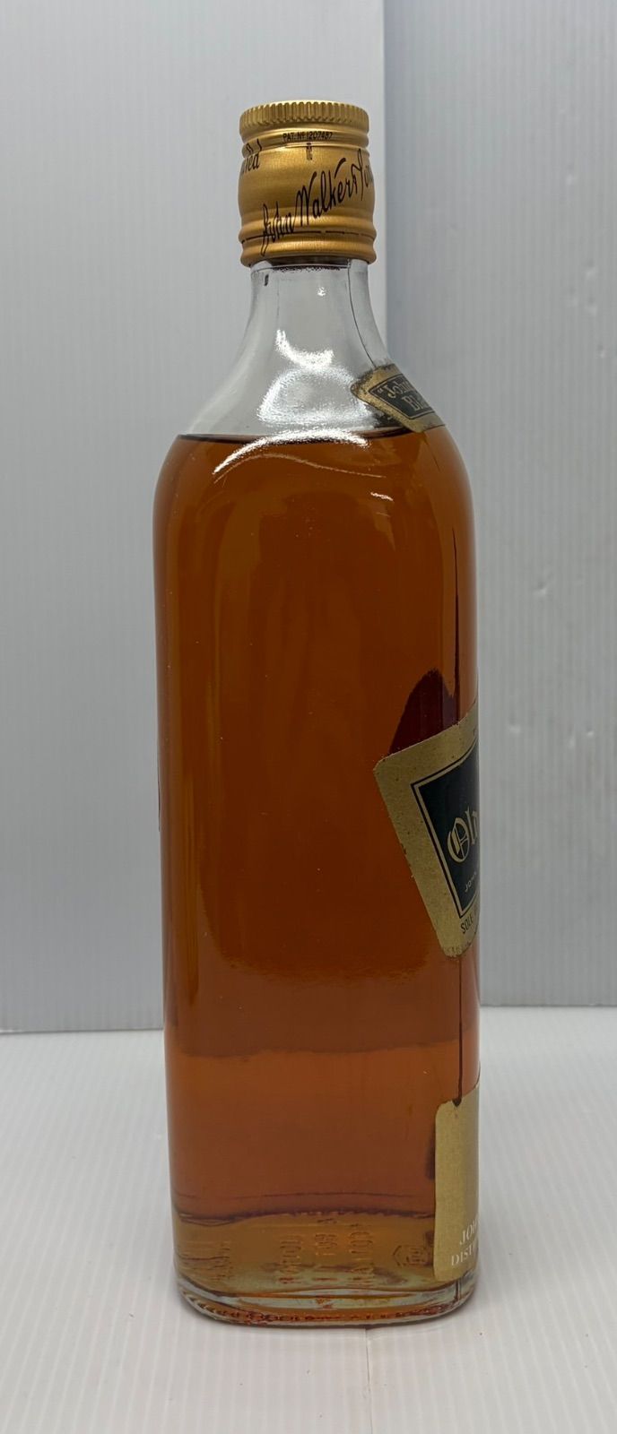未開栓・箱付】ジョニ黒 金キャップ 70s 古酒 - メルカリ