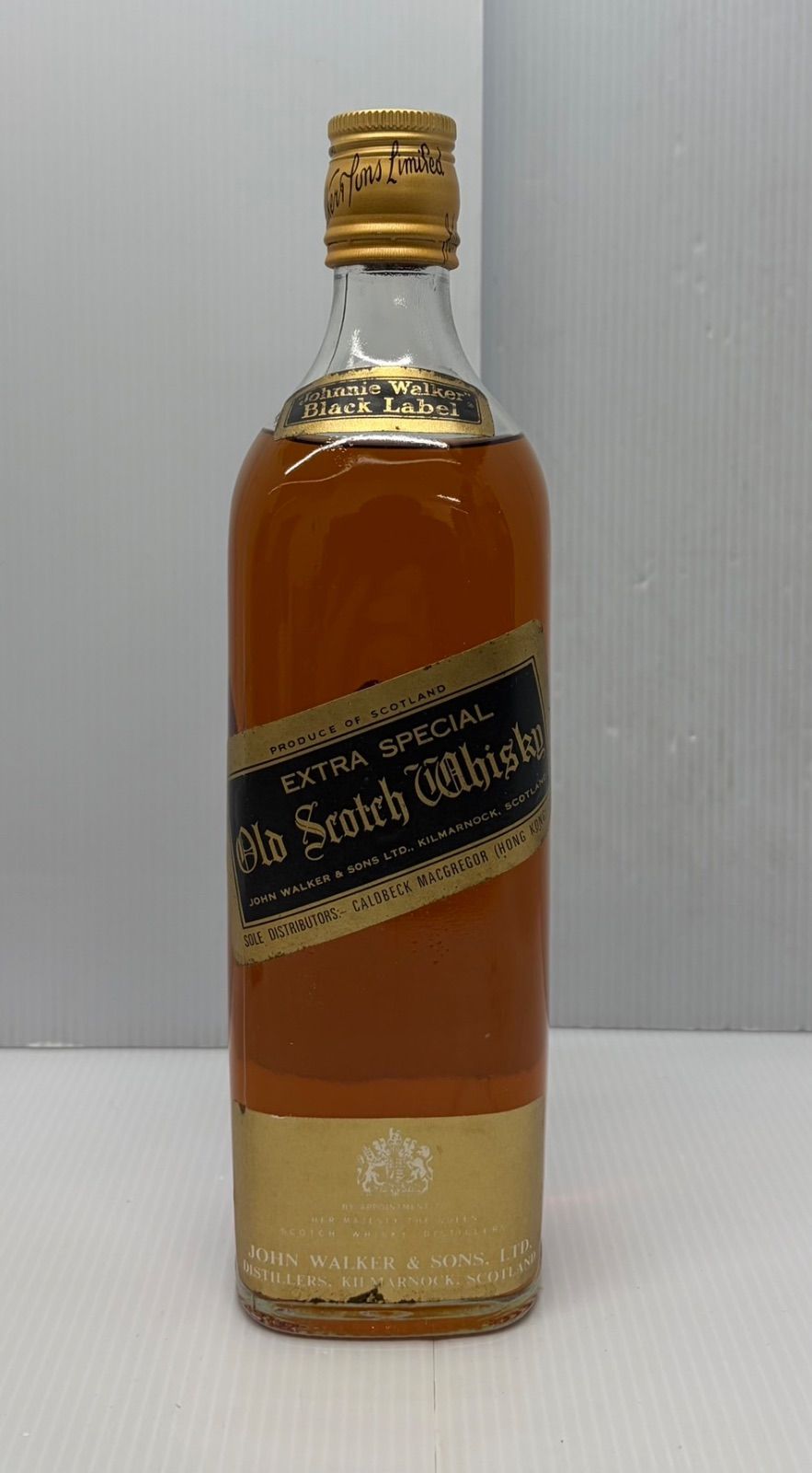 未開栓・箱付】ジョニ黒 金キャップ 70s 古酒 - メルカリ