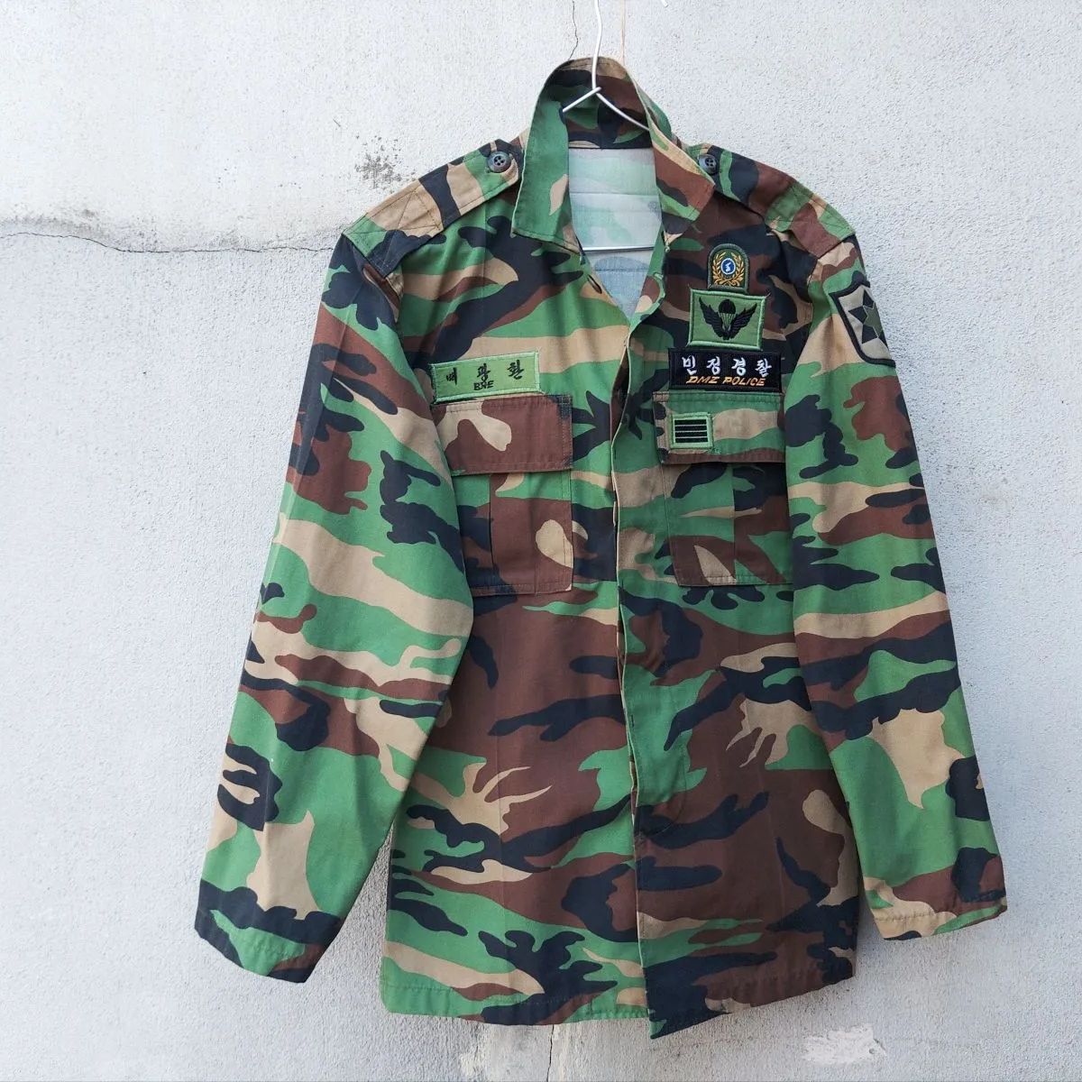 【韓国軍実物】38度線DMZ警備兵戦闘服(３点セット)