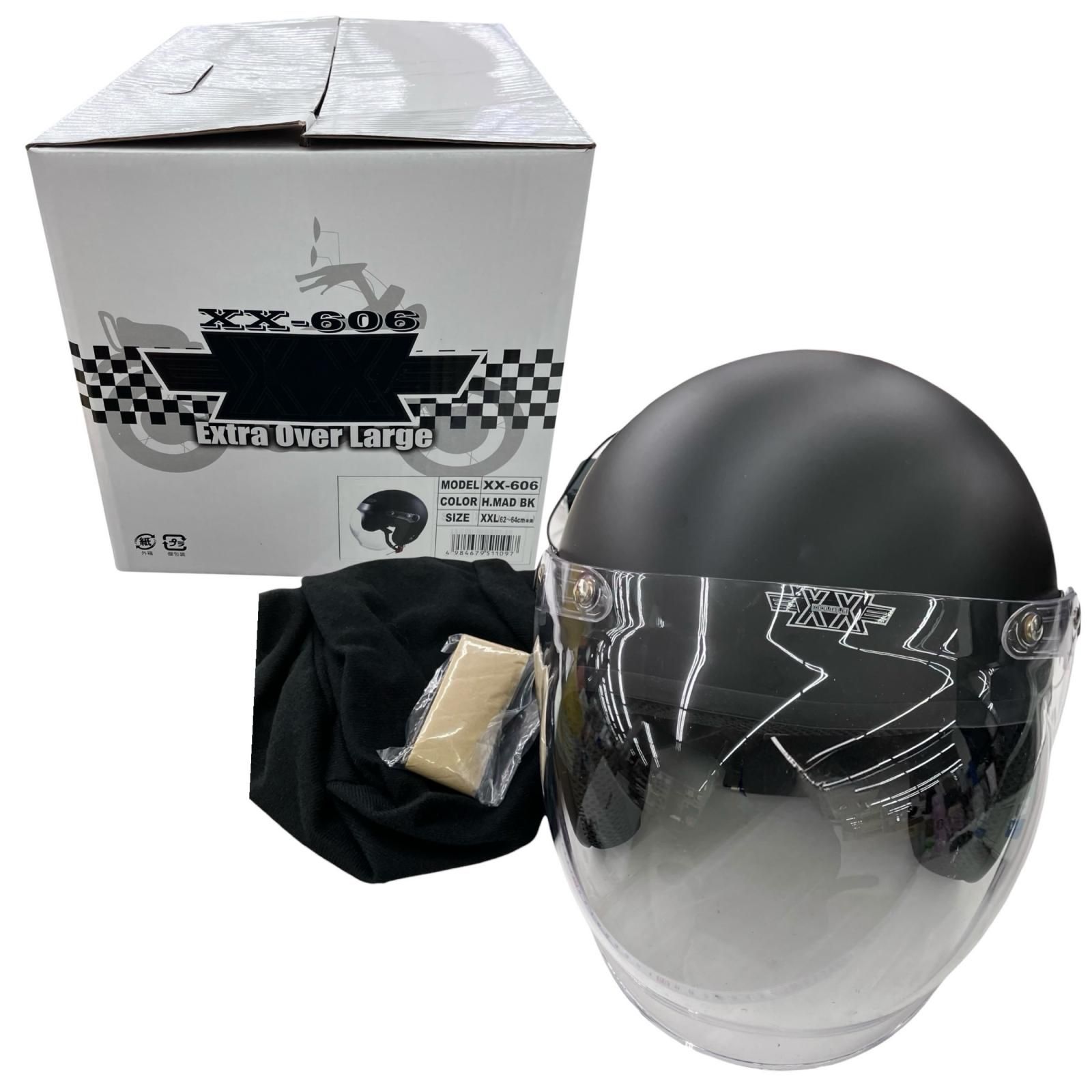 186000 現状品 TNK工業 スピードピット XX-606 ハーフジェットヘルメット XXLサイズ