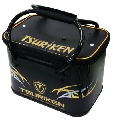 釣研 バッカン TB261 40cm ブラック｜コマセ エサバッカン｜釣具