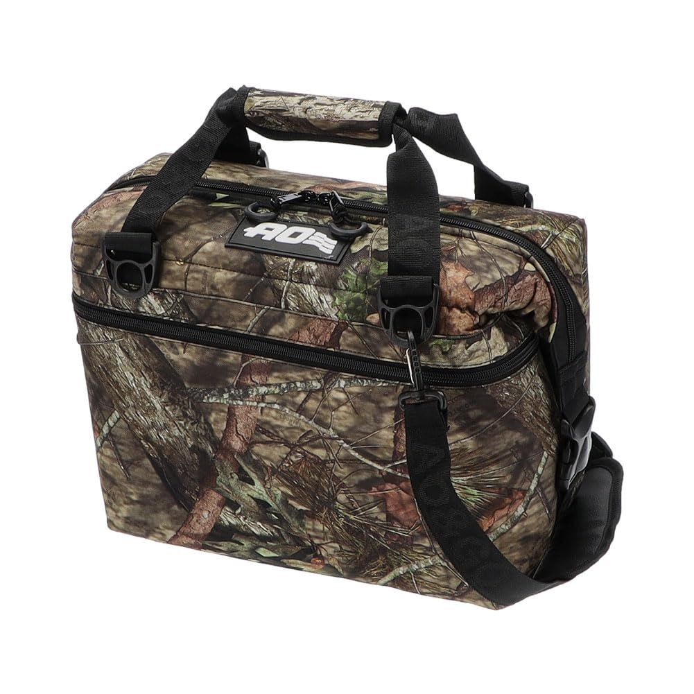 [エーオー クーラーズ] AO Coolers クーラーバッグ 12パックキャンバス ソフトクーラー AOMO12 モッシーオーク 約11L 12 PACK Mossy oak ソフトクーラーバッグ [並行輸入品]