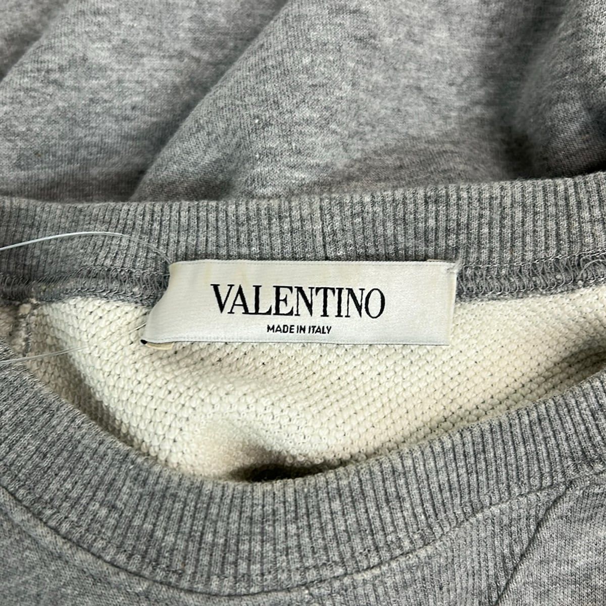 VALENTINO(バレンチノ) トレーナー サイズS レディース美品 - グレー 