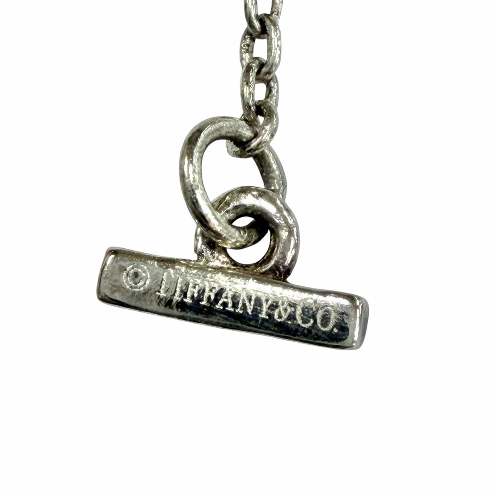 美品◇TIFFANY&Co. ティファニー Tスマイル ペンダント スモール AG925 