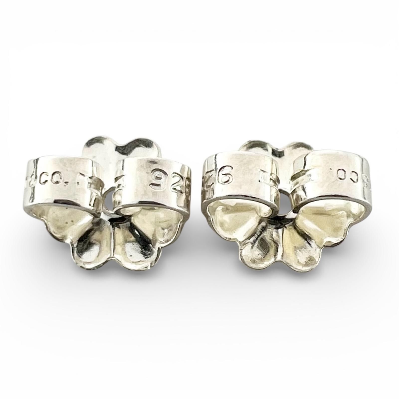 極美品△TIFFANY&Co. ティファニー アトラス 925 フープ 両耳用 ピアス
