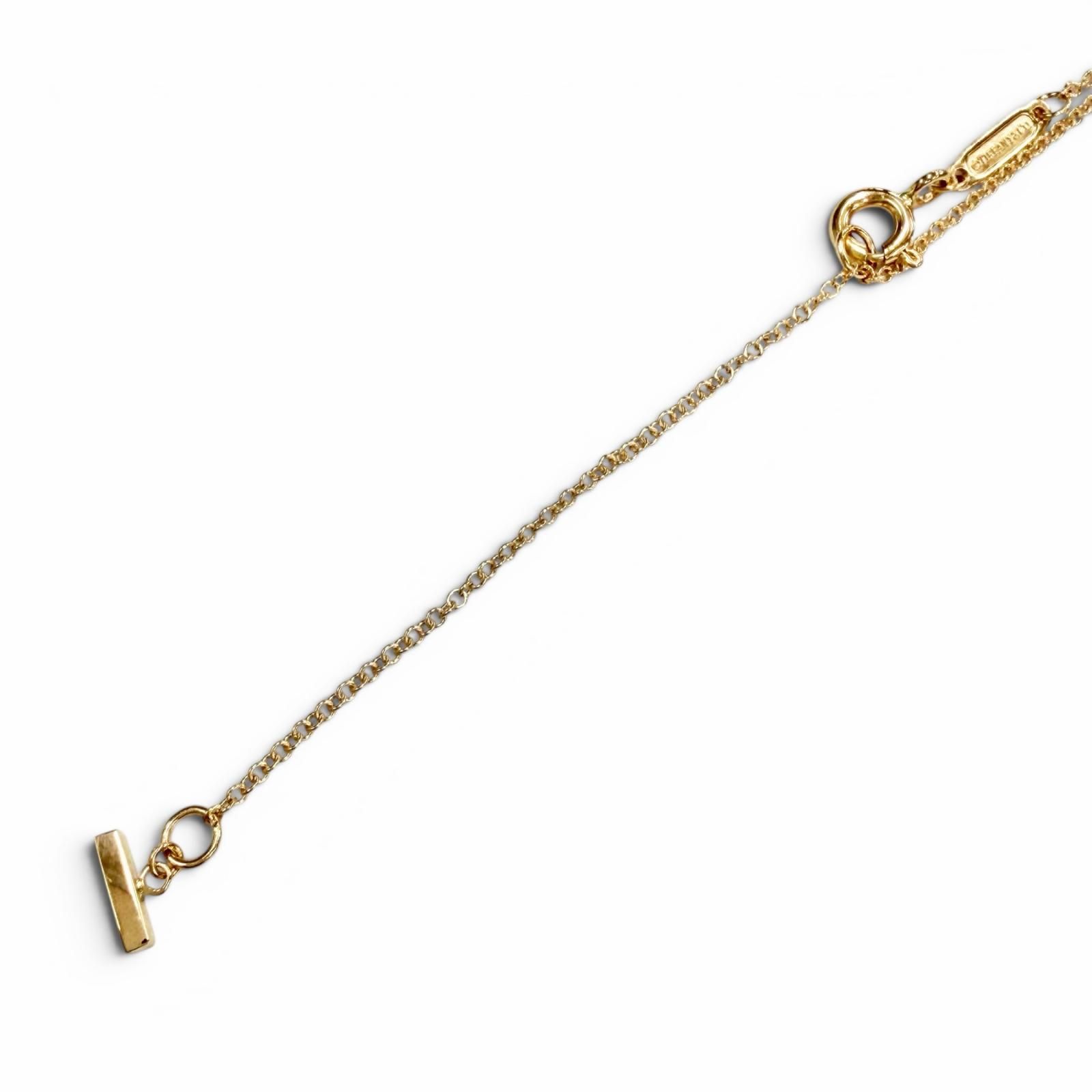極美品△TIFFANY&Co. ティファニー Tスマイル スモール ペンダント 