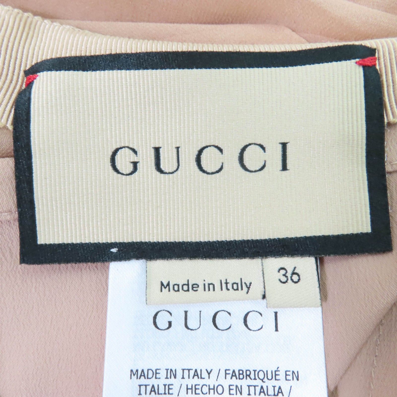 極美品☆GUCCI グッチ 21SS 652774 シルク100％ プリーツ ロング丈