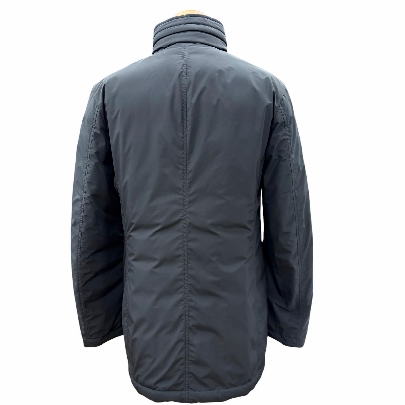 極美品▽MOORER ムーレー ACQUA PROOF LASSEN-STP フード入り ロゴ入り 