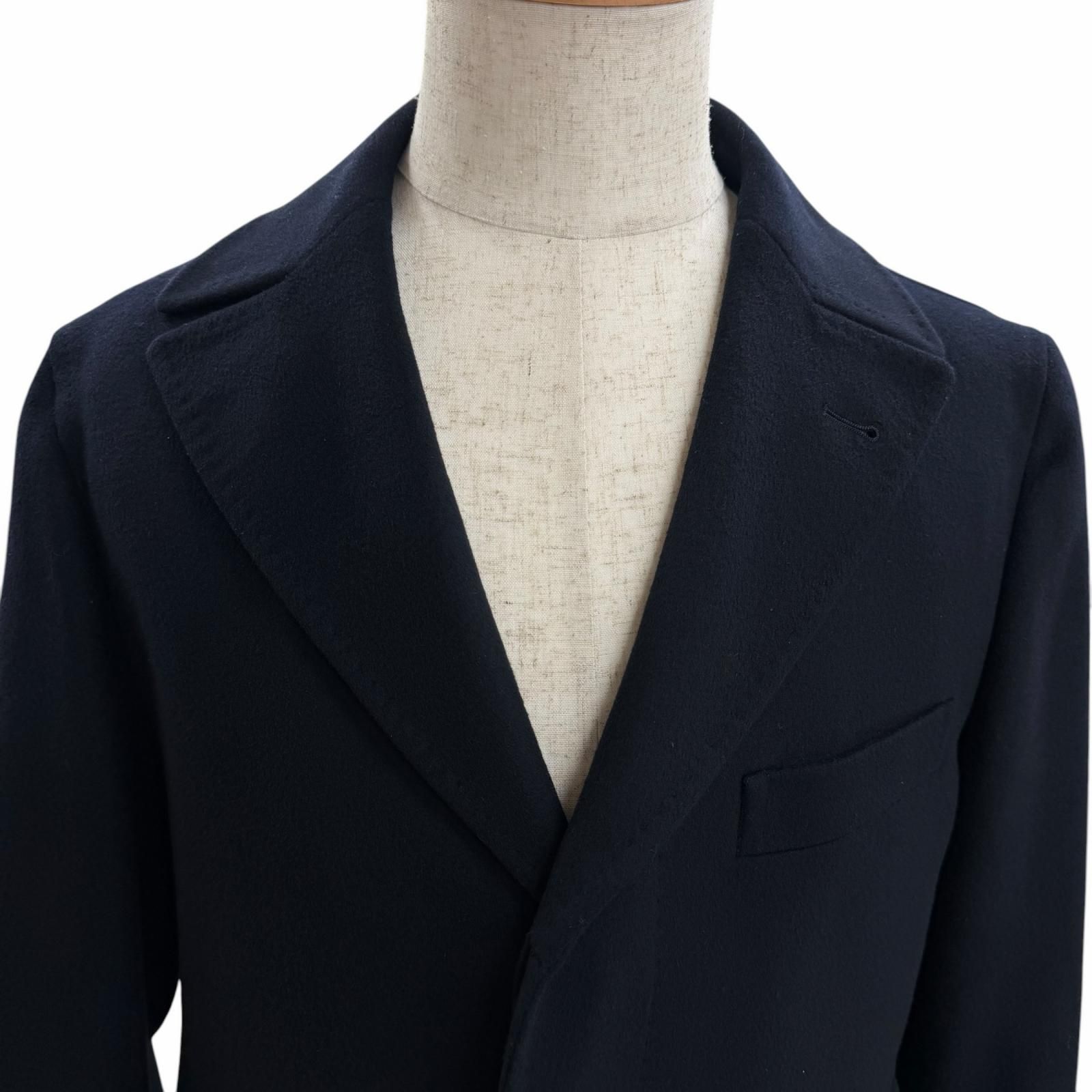 美品□TAGLIATORE タリアトーレ THOMAS 毛100％ フライフロント 比翼