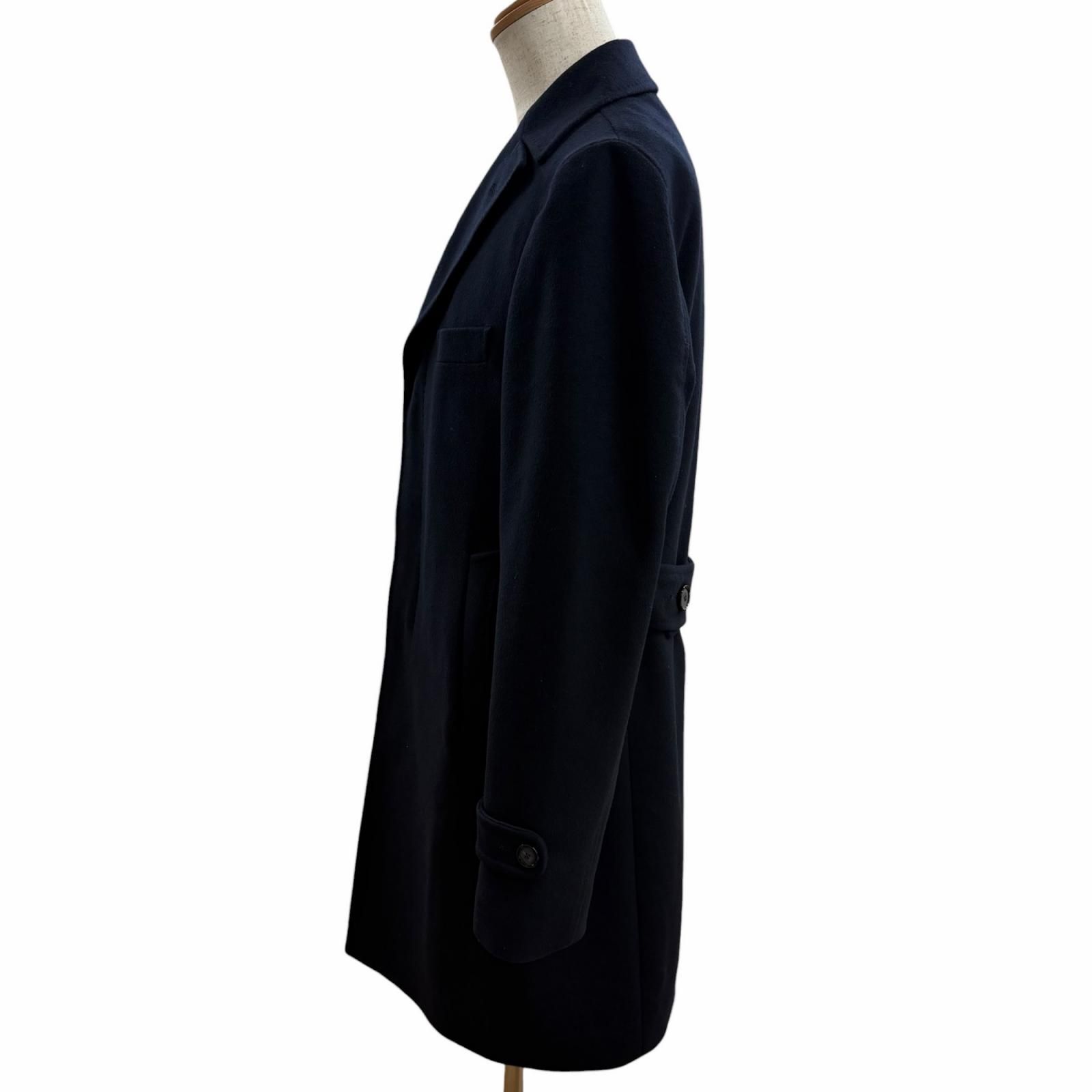 美品□TAGLIATORE タリアトーレ THOMAS 毛100％ フライフロント 比翼