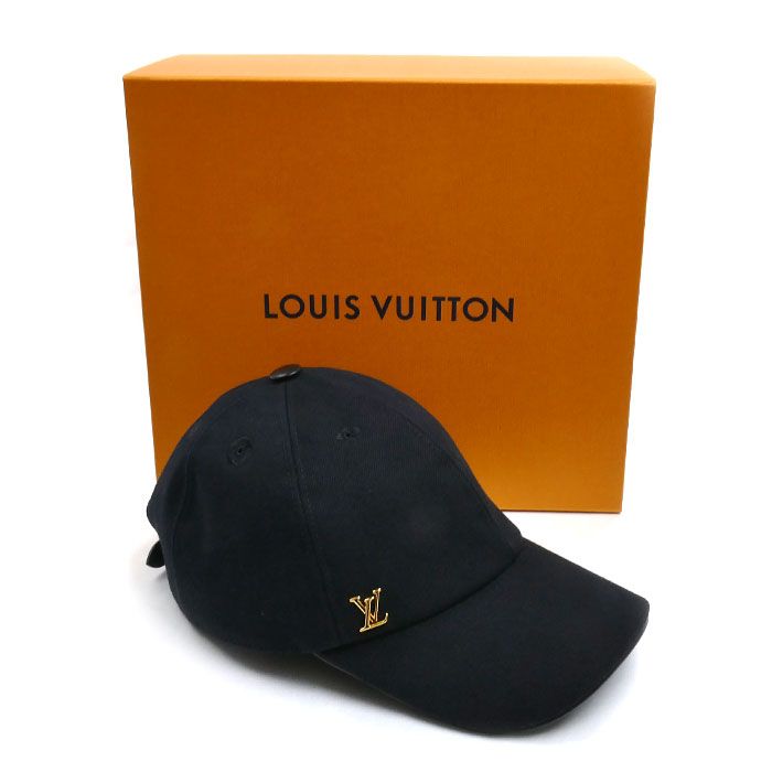 LOUIS VUITTON ルイ・ヴィトン LVアイコニック キャップ ブラック M7050L AL5202 レディース 中古 LOUIS VUITTON ルイ・ヴィトン LVアイコニック キャップ ブラック M7050L AL5202 レディース 中古