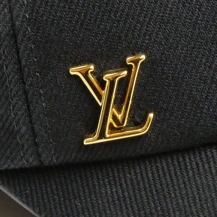 LOUIS VUITTON ルイ・ヴィトン LVアイコニック キャップ ブラック M7050L AL5202 レディース 中古 LOUIS VUITTON ルイ・ヴィトン LVアイコニック キャップ ブラック M7050L AL5202 レディース 中古
